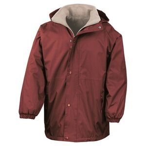 Result Unisex Adult StormDri 4000 Reversible Jacket / Burgundy/Camel